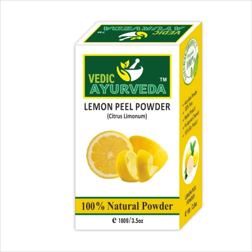 Organic Lemon Peel Powder For Face Cleanser and Skin Whitening